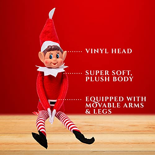 Christmas Elf Behaving Badly Plush Toy | Novelty Long Bendy Naughty Boy Christmas Elves Doll | 12 Inches Christmas Elf Behaving Badly Plush Toy | Novelty Long Bendy Naughty Boy Christmas Elves Doll | 12 Inches